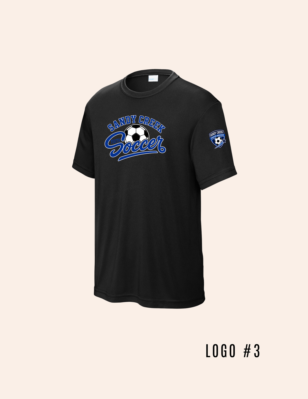 Sandy Creek Youth Soccer Poly Tee