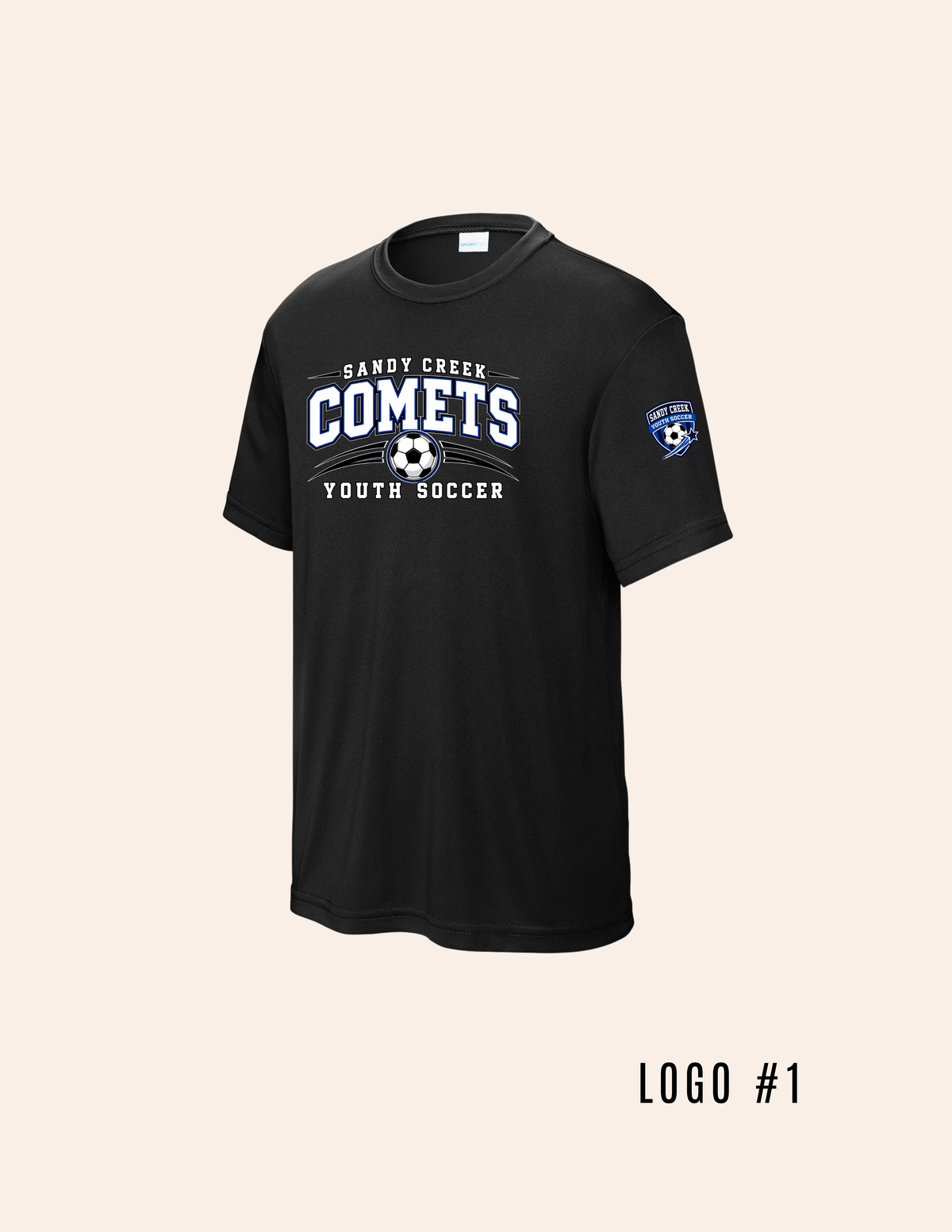 Sandy Creek Youth Soccer Poly Tee