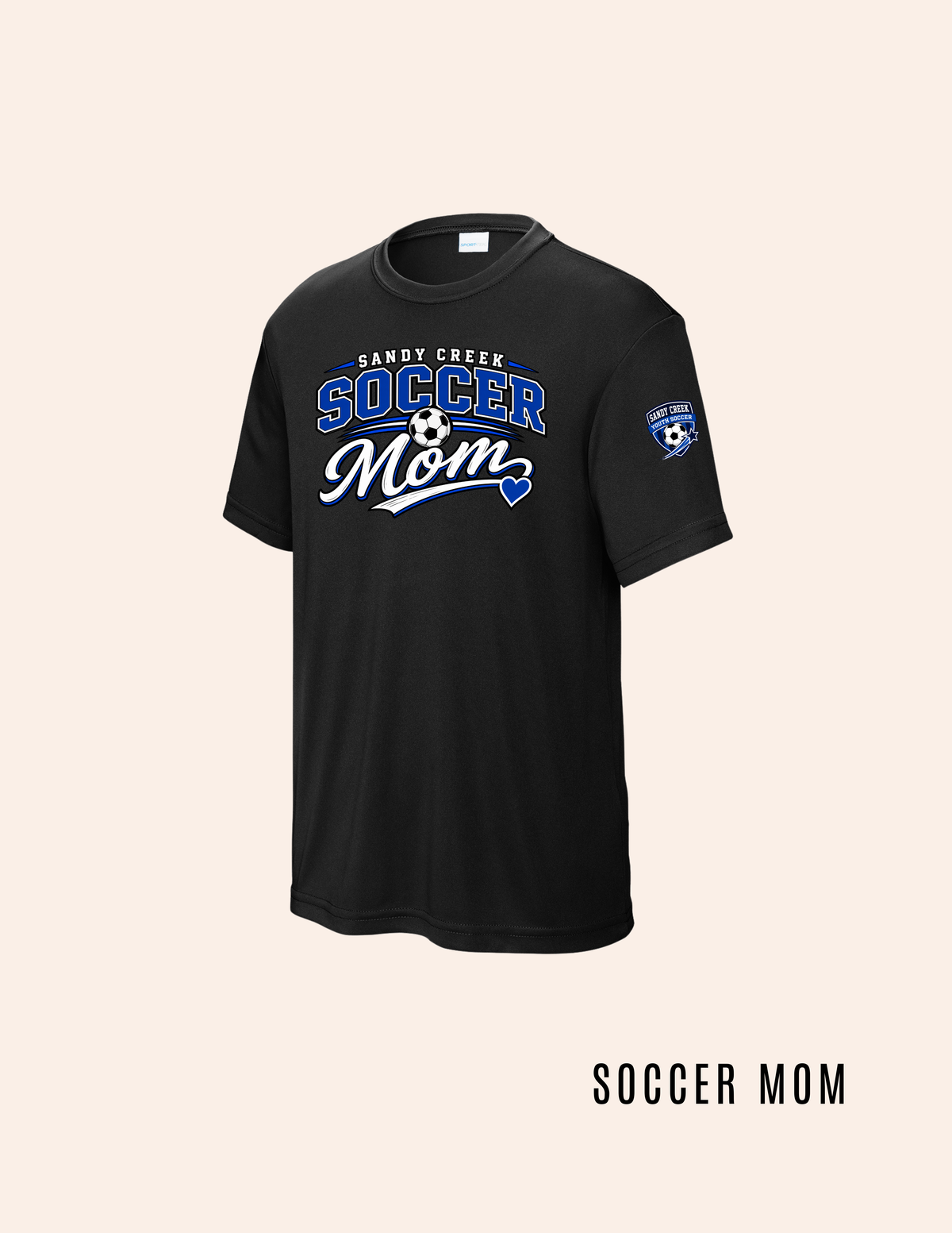 Sandy Creek Youth Soccer Poly Tee