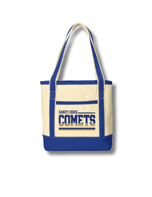 Port Authority® Medium Cotton Canvas Tote