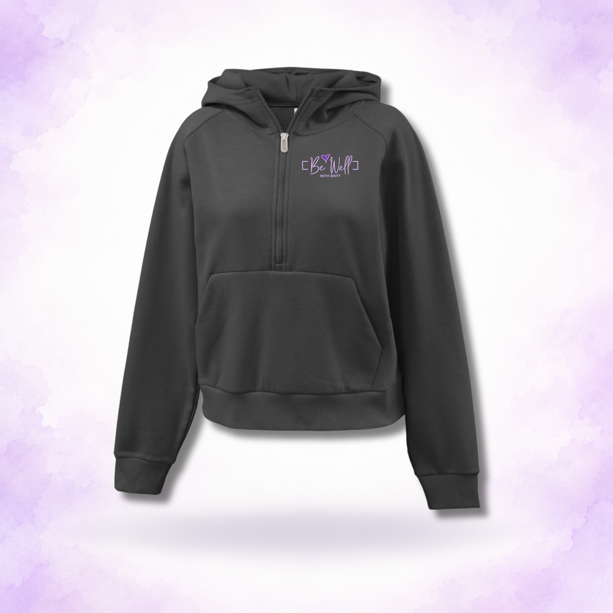 Pennant Womens 1/2 Zip Hoodie