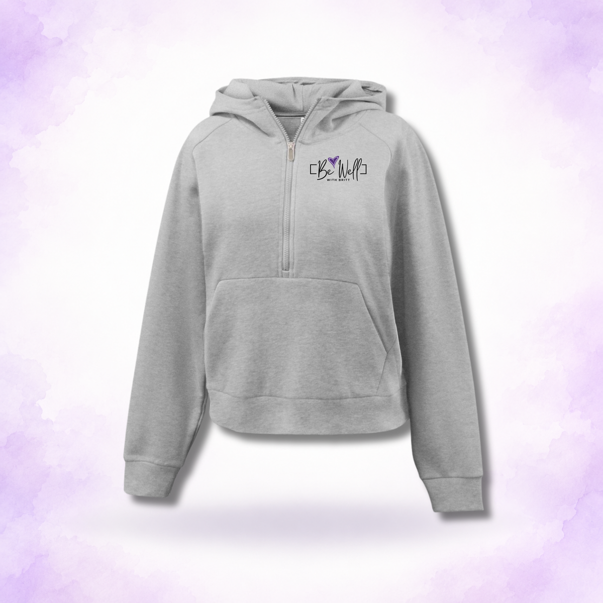 Pennant Womens 1/2 Zip Hoodie