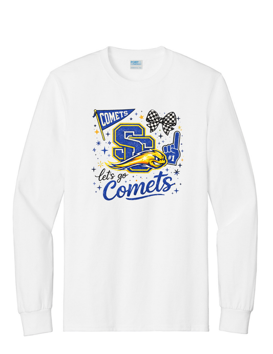 Port & Co™ Youth Long Sleeve Core Cotton Tee