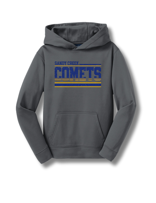Sport-Tek® Sport-Wick® Youth Fleece Hooded Pullover